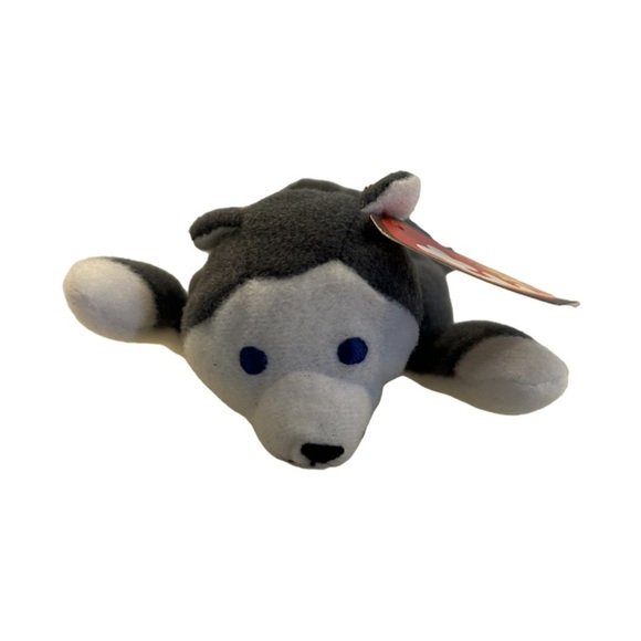 NWT Ty Beanie Babies Nanook The Husky Rare And Retired With Matching Teenie Baby - Picture 4 of 10